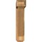 Ekena Millwork Traditional Craftsman Rough Sawn Bracket w/ Offset Brace, Western Red Cedar, 6"W x 28"D x 28"H BKT0604X28X28TRA04RWR - alternate 4